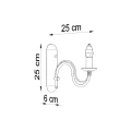 Lampa ścienna MINERWA biała kinkiet SL.0216 SOLLUX LIGHTING