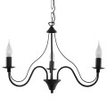 Lampa wisząca MINERWA 3 czarna żyrandol SL.0217 SOLLUX LIGHTING