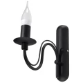 Lampa ścienna MINERWA czarna kinkiet SL.0220 SOLLUX LIGHTING