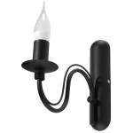 Lampa ścienna MINERWA czarna kinkiet SL.0220 SOLLUX LIGHTING