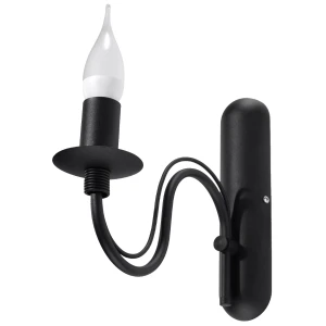 Lampa ścienna MINERWA czarna kinkiet SL.0220 SOLLUX LIGHTING