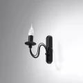 Lampa ścienna MINERWA czarna kinkiet SL.0220 SOLLUX LIGHTING