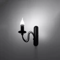 Lampa ścienna MINERWA czarna kinkiet SL.0220 SOLLUX LIGHTING