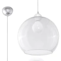 Lampa wisząca BALL transparentna zwis SL.0248 SOLLUX LIGHTING
