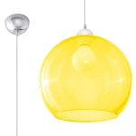 Lampa wisząca BALL żółta zwis SL.0252 SOLLUX LIGHTING
