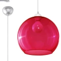 Lampa wisząca BALL czerwona zwis SL.0253 SOLLUX LIGHTING