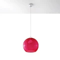 Lampa wisząca BALL czerwona zwis SL.0253 SOLLUX LIGHTING