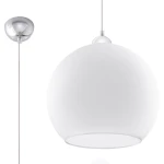 Lampa wisząca BALL biała zwis SL.0256 SOLLUX LIGHTING