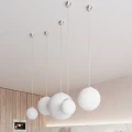 Lampa wisząca UGO 20 chrom zwis SL.0263 SOLLUX LIGHTING