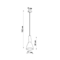 Lampa wisząca EMPOLI zwis SL.0280 SOLLUX LIGHTING