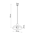 Lampa wisząca AFRA zwis SL.0282 SOLLUX LIGHTING
