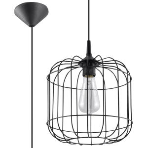 Lampa wisząca CELTA czarna zwis SL.0296 SOLLUX LIGHTING