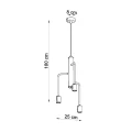 Lampa wisząca DUOMO 3M żyrandol SL.0302 SOLLUX LIGHTING