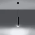 Lampa wisząca LAGOS 1 czarna zwis SL.0327 SOLLUX LIGHTING