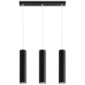 Lampa wisząca LAGOS 3L czarna zwis SL.0329 SOLLUX LIGHTING