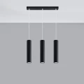 Lampa wisząca LAGOS 3L czarna zwis SL.0329 SOLLUX LIGHTING