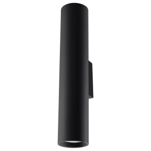 Lampa ścienna LAGOS 2 czarna kinkiet SL.0330 SOLLUX LIGHTING