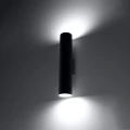 Lampa ścienna LAGOS 2 czarna kinkiet SL.0330 SOLLUX LIGHTING