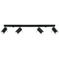 Lampa sufitowa RING 4L czarna plafon SL.0332 SOLLUX LIGHTING