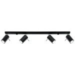 Lampa sufitowa RING 4L czarna plafon SL.0332 SOLLUX LIGHTING