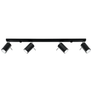 Lampa sufitowa RING 4L czarna plafon SL.0332 SOLLUX LIGHTING