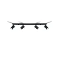 Lampa sufitowa RING 4L czarna plafon SL.0332 SOLLUX LIGHTING