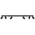 Lampa sufitowa RING 6L czarna plafon SL.0334 SOLLUX LIGHTING