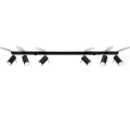 Lampa sufitowa RING 6L czarna plafon SL.0334 SOLLUX LIGHTING