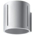 Lampa ścienna INEZ szara kinkiet SL.0354 SOLLUX LIGHTING