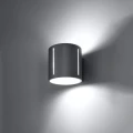 Lampa ścienna INEZ szara kinkiet SL.0354 SOLLUX LIGHTING