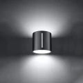 Lampa ścienna INEZ szara kinkiet SL.0354 SOLLUX LIGHTING