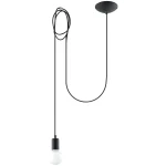 Lampa wisząca EDISON 1 LONG czarna zwis SL.0369 SOLLUX LIGHTING