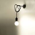 Lampa ścienna EDISON czarna kinkiet SL.0373 SOLLUX LIGHTING