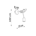 Lampa ścienna EDISON czarna kinkiet SL.0373 SOLLUX LIGHTING