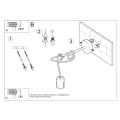 Lampa ścienna EDISON czarna kinkiet SL.0373 SOLLUX LIGHTING