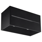 Lampa sufitowa LOBO MAXI czarna plafon SL.0384 SOLLUX LIGHTING