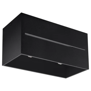 Lampa sufitowa LOBO MAXI czarna plafon SL.0384 SOLLUX LIGHTING