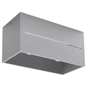 Lampa sufitowa LOBO MAXI szara plafon SL.0385 SOLLUX LIGHTING