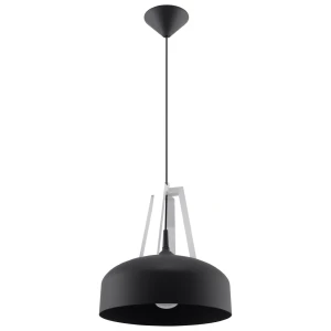 Lampa wisząca CASCO czarna/biała zwis SL.0389 SOLLUX LIGHTING