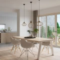 Lampa wisząca ARANCIA naturalne drewno zwis SL.0391 SOLLUX LIGHTING