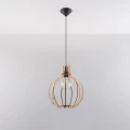 Lampa wisząca ARANCIA naturalne drewno zwis SL.0391 SOLLUX LIGHTING