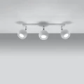 Lampa sufitowa OCULARE 3 biała plafon SL.0439 SOLLUX LIGHTING