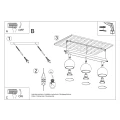 Lampa sufitowa OCULARE 3 biała plafon SL.0439 SOLLUX LIGHTING
