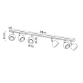 Lampa sufitowa OCULARE 6L biała plafon SL.0442 SOLLUX LIGHTING