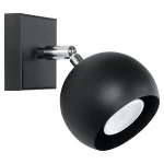 Lampa ścienna OCULARE czarna kinkiet SL.0443 SOLLUX LIGHTING