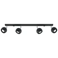 Lampa sufitowa OCULARE 4L czarna plafon SL.0447 SOLLUX LIGHTING
