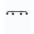 Lampa sufitowa OCULARE 4L czarna plafon SL.0447 SOLLUX LIGHTING