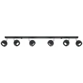 Lampa sufitowa OCULARE 6L czarna plafon SL.0448 SOLLUX LIGHTING