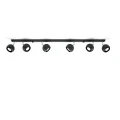 Lampa sufitowa OCULARE 6L czarna plafon SL.0448 SOLLUX LIGHTING