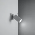 Lampa ścienna RING 1 szara kinkiet SL.0449 SOLLUX LIGHTING